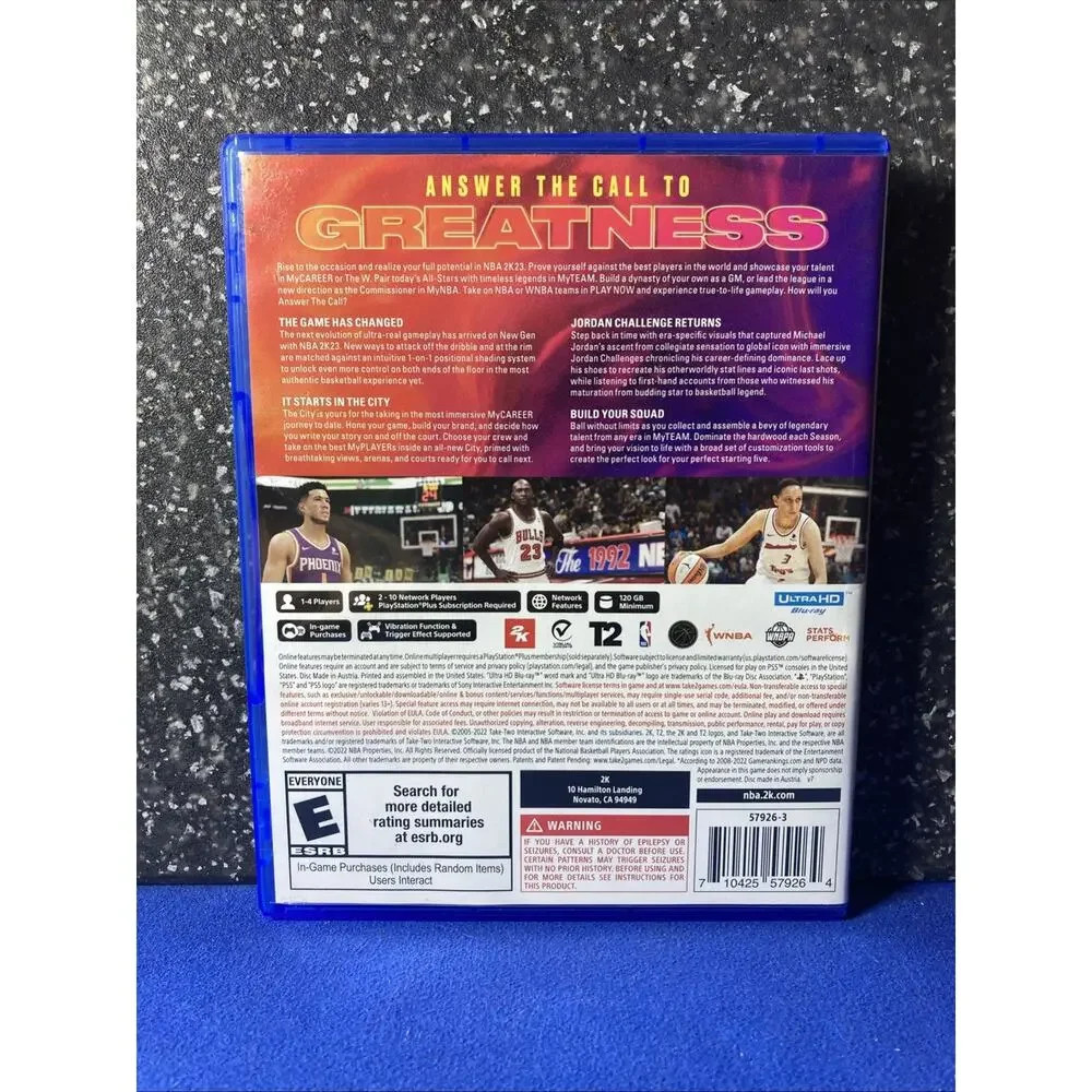 NBA 2K23 Sony PlayStation 5 NBA Sports Video Game